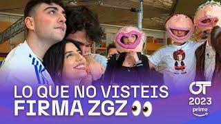 Lo que no visteis de las FIRMAS en ZARAGOZA con NAIARA, JUANJO Y ÁLVARO MAYO | OT 2023