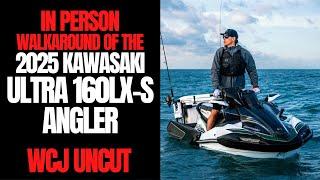 EXCLUSIVE! In-Person Walkaround of The 2025 Kawasaki Ultra 160LX-S Angler JetSki: WCJ Uncut