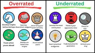11+ Overrated & Underrated Chess tips - Explained!