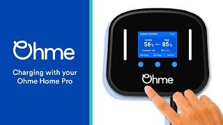 Charging with your Ohme Home Pro