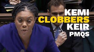 Kemi Badenoch BATTERS Keir Starmer | PMQs