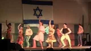 Israeli folk dancing in Dublin, Ireland