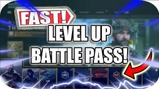 HOW TO LEVEL UP BATTLE PASS IN MODERN WARFARE FAST 3 QUICK TIPS! (Level Up Tiers Quickly)