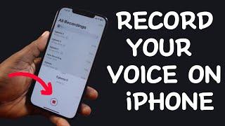 How to Record Your Voice on iPhone as Audio