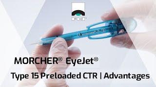 FCI Ophthalmics Exclusive MORCHER® EyeJet® Type 15 Preloaded CTR | Advantages