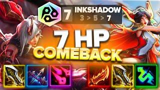 THE *NEWLY BUFFED* 7 INKSHADOW IS INSANE!!! | Teamfight Tactics Set 11 Ranked