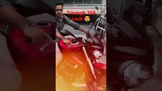 Triumph 765 Devil look status| #youtube #supercharged #viral #youtubeshorts #triumph #video #share