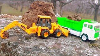 diy mini tractor using bricks and metal railing bridge construction science project ‪mini kids toy