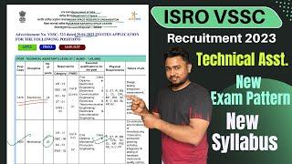 ISRO VSSC Recruitment 2023 Technical Assistant full selection process, syllabus