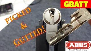 (1081) Challenge: Abus XP10 Picked Open and Gutted