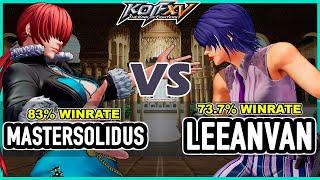 KOF XV  Mastersolidus (Shermie/Clark/Ramón) vs Leeanvan (Vanessa/Whip/Isla)