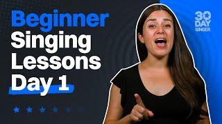 Vocal Lessons - Day 1 - Singing Lessons For Beginners | 30 Day Singer