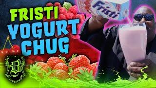 YOU CANT FIND THIS IN AMERICA! | Fristi Red Fruit Yogurt Drink Chug from the Netherlands!!!