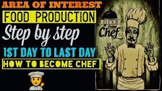 Area of Interest food production| Kitchen| -Step by step guidance.