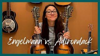 Engelmann vs Adirondack - Mandolin Comparison