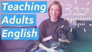 Teaching Adults English: How to make your student comfortable - #6