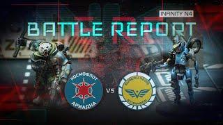 Infinity N4 Battle Report: Starmada vs Kosmoflot