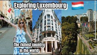 Exploring Luxembourg - The richest country in the world |Travel Vlog |Gel Pines |