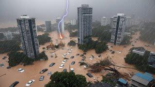 Mass evacuation in Thailand! 3 provinces under water, flooding in Surat Thani