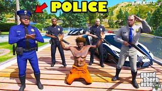 Franklin Promoted To POLICE INSPECTOR in GTA 5 | SHINCHAN and CHOP