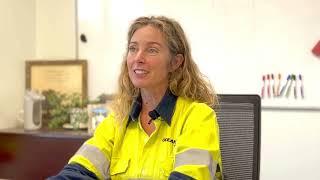 Haile Gold Mine's Mine Manager, Emily Stephens