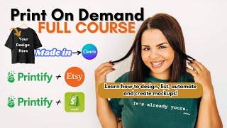 FREE PRINT ON DEMAND COURSE   | FULL PRINT ON DEMAND COURSE | PRINT ON DEMAND FOR BEGINNERS 