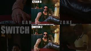 Cyberpunk 2077 Switch 2 vs Steam Deck comparison