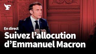 Guerre en Ukraine: suivez l'allocution d'Emmanuel Macron