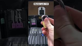 Master Lock 140 - zip tie #hobby #lockpicking #security