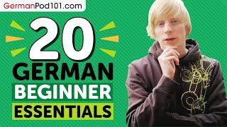 20 Beginner German Videos You Must Watch | Learn German