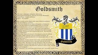 Goldsmith Surname Family History and Coat of Arms