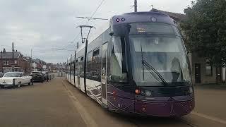 Bombardier Flexity 2 Tram in Fleetwood 7/09/2024