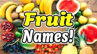 Fruit Names in English with pictures (36 Popular Fruits) [ ForB English Lesson ]