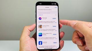 How to Update Apps on iPhone