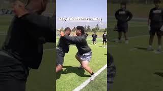 Offensive Line & Defensive Line Drills