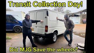 Ford Transit Smiley Project collection day! Did MJG save the wheels? More Rust found…… Part 4