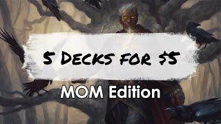 5 Decks for $5: MOM Standard Edition! | Budget Magic the Gathering