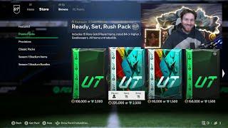 100 x 80+ Upgrade  Packs  225K Total Rush Packs  BASE ICON PACKS 