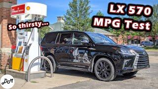 2021 Lexus LX 570 – MPG Test | Real-world Highway Range