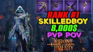 Throne And Liberty SkilledBoy - PVP POV - Bow/Staff -  Bow/CrossBow - Bow/Dagger