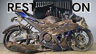 Yamaha R15 V2 Full Restoration | Restored YAMAHA Sport Motorcycle | Old Bike Restoration And Repair