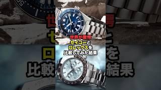 [The world is shocked] Comparing Seiko and Rolex...