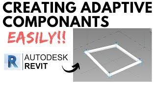 Create Adaptive Componants in Revit - Easily!