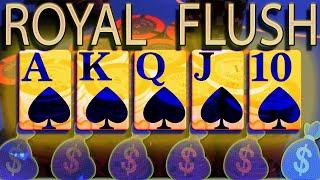 Straight Flush Turns Into ROYAL FLUSH!!!