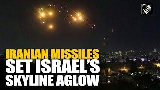 Skies of Israel light up as Iran launches direct attack on Israel hours after US warning