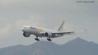 AeroLogic Boeing 777-FZN Landing HKG - Hong Kong