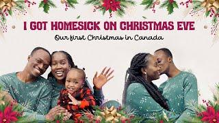 See how we spent our first Christmas in Canada  | Christmas Eve and Photoshoot BTS