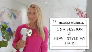 How I Style My Hair & Q&A Styling Session. GHD Curling Wand, Eber Jose & Zuvi Halo Hair Dryer.