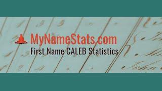 How popular is the name Caleb video