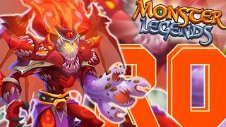 DIABOLUS THE HELLBRINGER LEVEL 100 - FIRE AND MAGIC DENIER | MONSTER REVIEW - MONSTER LEGENDS